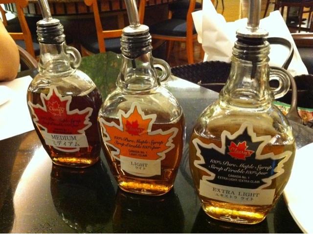 メープルシロップ