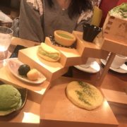 幸せの抹茶階段