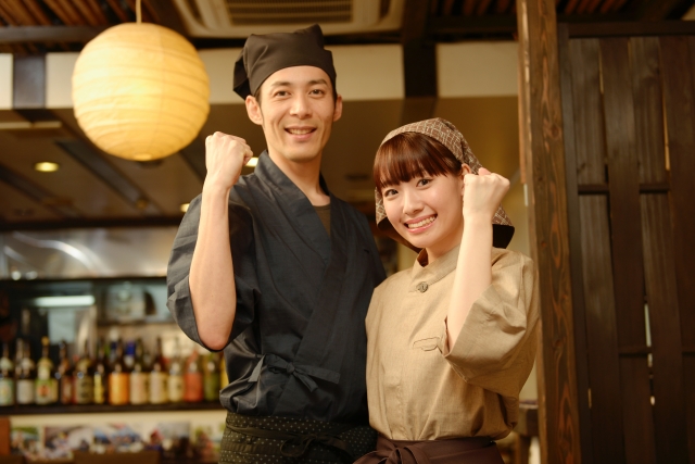 男女、店員、オーナー