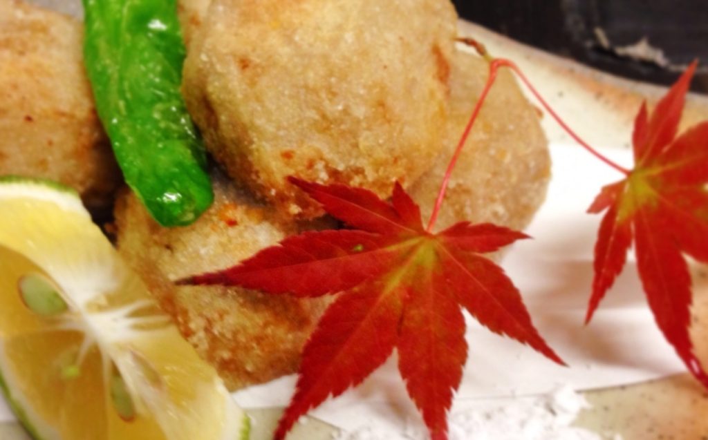 里芋の唐揚げ