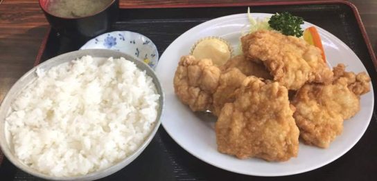 スマホ並みの唐揚げ定食