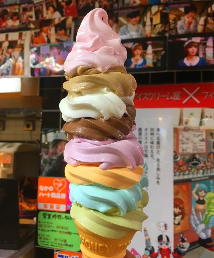 8段アイスクリーム