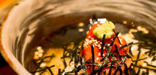 お茶漬けのアップ