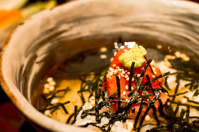 お茶漬けのアップ